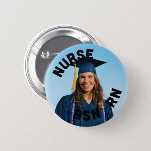 photo nurse bsn rn  2 Inch Button