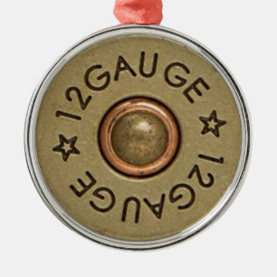 Photo of 12 Gauge Shotgun Shell Metal Ornament