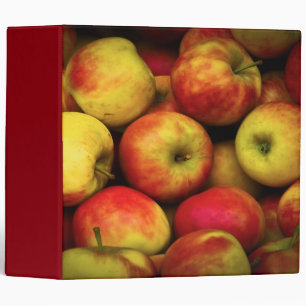 Photo of a Bushel Of Yellow and Red Apples Binder