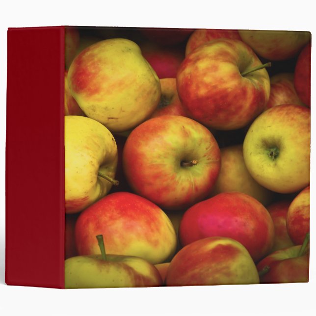Photo of a Bushel Of Yellow and Red Apples Binder (Front/Spine)