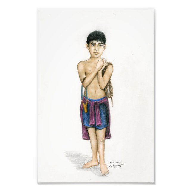 Photo of a Cambodian Boy by Vannak Anan Prum (Front)