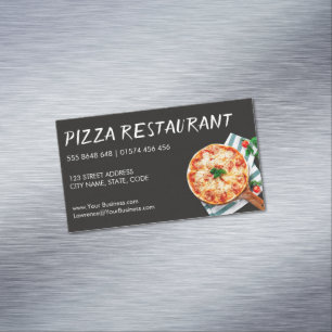 Photo of a Pizza on board - Business Card