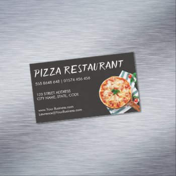 Photo Of A Pizza On Board - Business Card by ImageAustralia at Zazzle