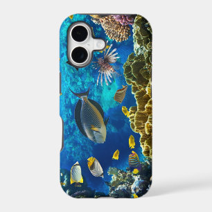 Photo of a tropical Fish on a coral reef iPhone 17 Case