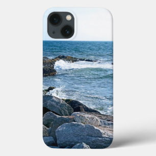 Photo of Atlantic Ocean with Crashing Waves iPhone 13 Case