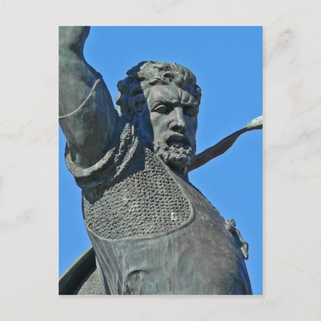 Photo of Balboa Park statue of El Cid User:Stan Sh Postcard (Front)