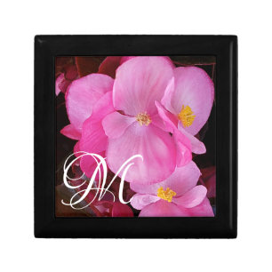 Photo of Beautiful Bright Pink Impatiens Floral Gift Box