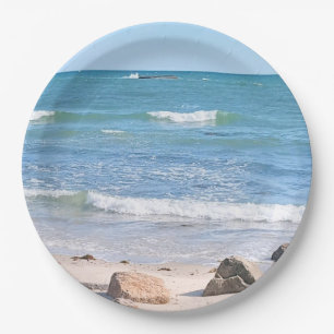 Photo of Blue Atlantic Ocean Celebration Party Paper Plates