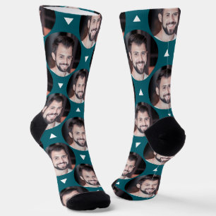 Photo of Boyfriend for Girlfriend Dark Teal Fun Socks