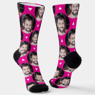 Photo of Boyfriend for Girlfriend Hot Pink Fun Socks