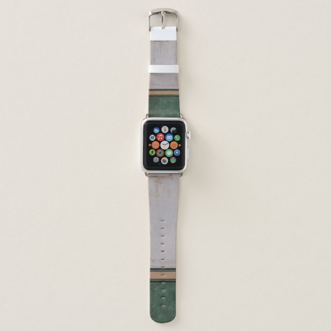 Photo of brown concrete pavement apple watch band (Front)