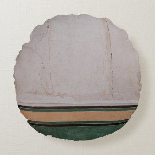 Photo of brown concrete pavement round pillow