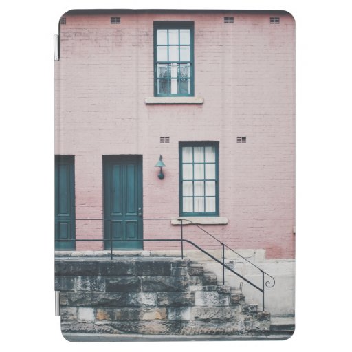 PHOTO OF BUILDING WITH STAIRS iPad AIR COVER