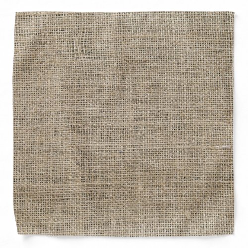 Photo of Burlap Fabric Bandana