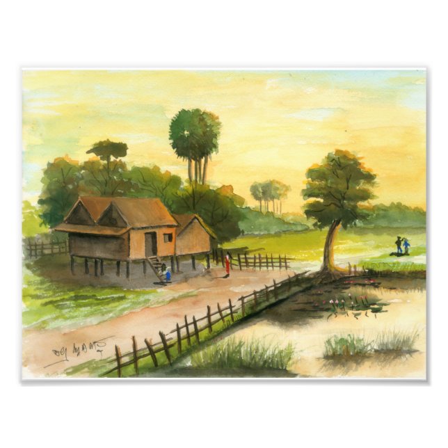Photo of Cambodian Village 1 by Vannak Anan Prum (Front)