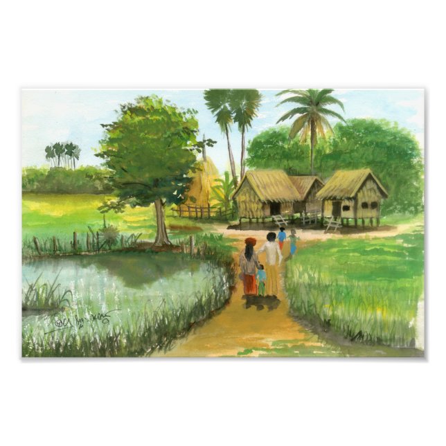 Photo of Cambodian Village 2 by Vannak Anan Prum (Front)