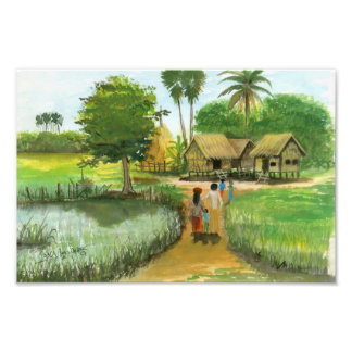 Photo of Cambodian Village 2 by Vannak Anan Prum Print