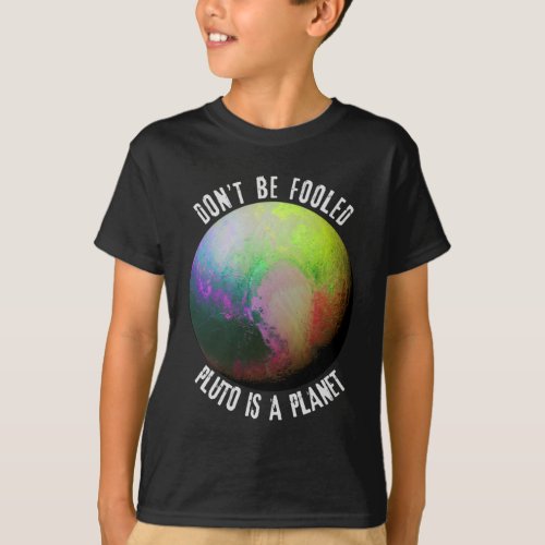Photo of Celestial Body Named Pluto Some Believe i T_Shirt