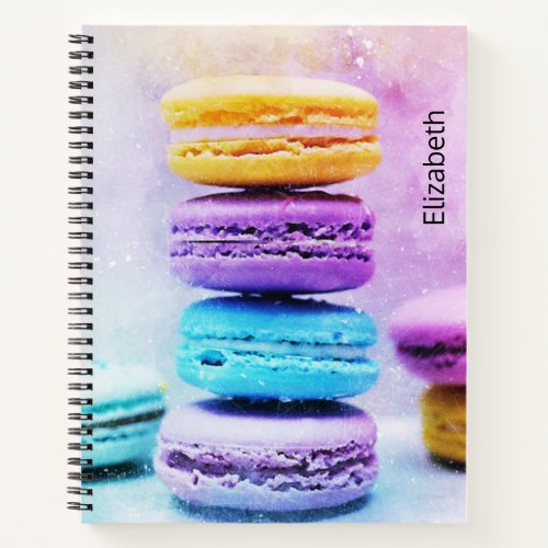  Photo of Colorful Macarons Notebook