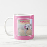 Photo of Cute Sweet White Puppy Dog Face Pink