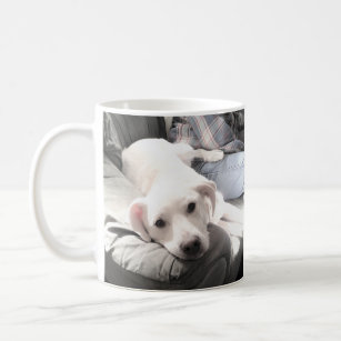 Black Tea Cup Gift for Dog Lovers Dog Mug Funny Lab-Pointer Coffee Mug I Work Hard So My Lab-Pointer Can Have A Wonderful Life