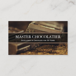 Photo of Dark Chocolate, Chocolatier Business Card