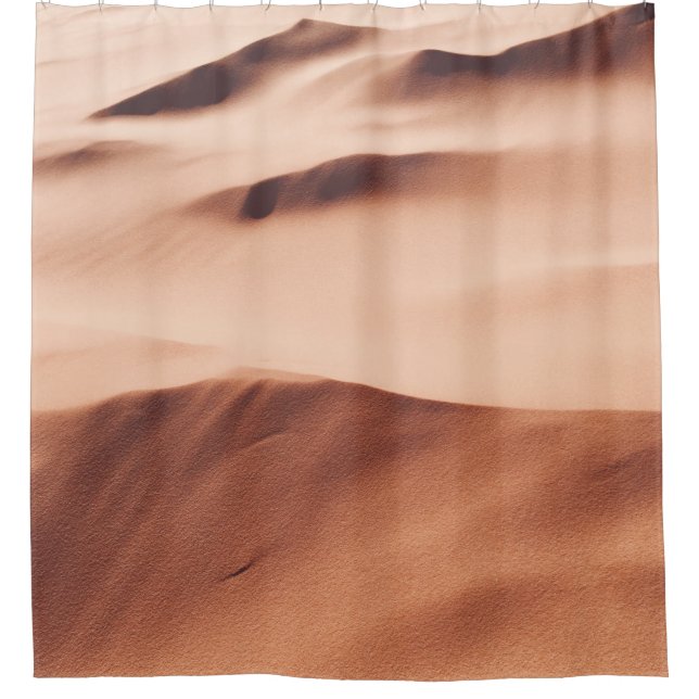 Photo of desert sand shower curtain (Front)