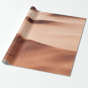 Photo of desert sand wrapping paper