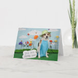 Photo Of Dog In Clothes, &quot;cute&quot; Theme For Anyone. Card at Zazzle