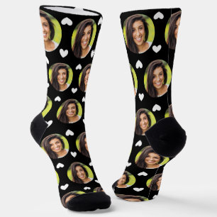 Photo of Girlfriend For Boyfriend Hearts Black Socks