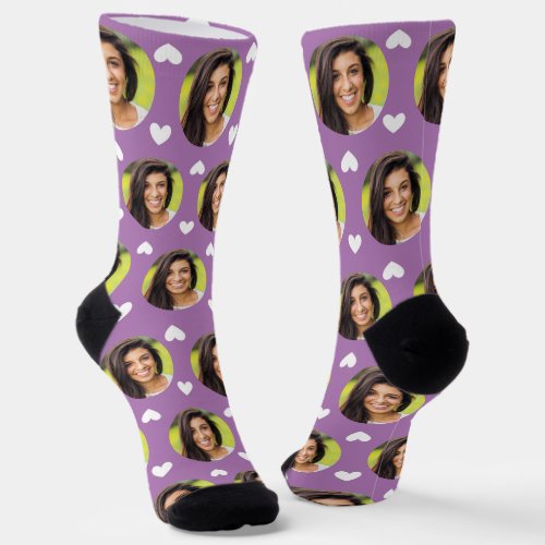 Photo of Girlfriend For Boyfriend Lavender Heart Socks