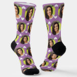 Photo of Girlfriend For Boyfriend Lavender Hearts Socks