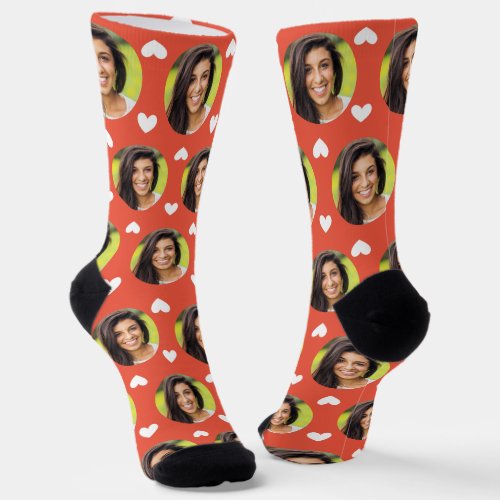 Photo of Girlfriend For Boyfriend Med Red Heart Socks