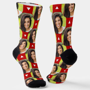 Photo of Girlfriend for Boyfriend Red Fun Socks