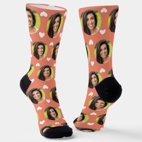 Photo of Girlfriend For Boyfriend Salmon Heart Socks