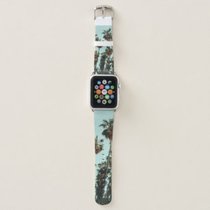 Photo of green palm trees apple watch band