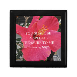 Photo of Hibiscus Special Treasure Bible Verse Gift Box