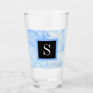 Photo of Light Blue Cloudy Sky with Single Initial Glass