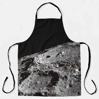 PHOTO OF MOON SURFACE APRON