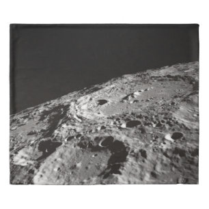 PHOTO OF MOON SURFACE DUVET COVER
