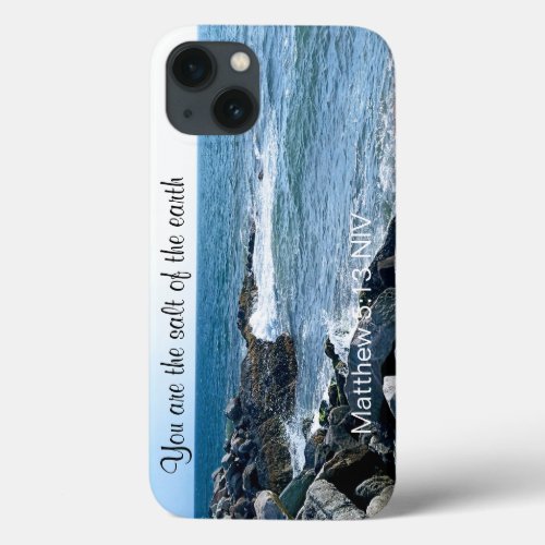 Photo of Ocean Salt of the Earth Bible Verse iPhone 13 Case