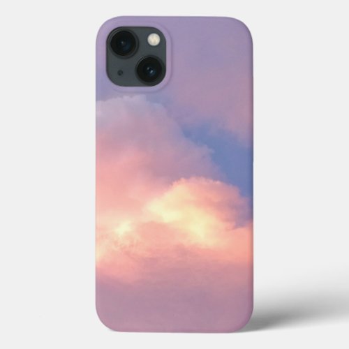 Photo of Pink Sky After Summer Rain Storm iPhone 13 Case