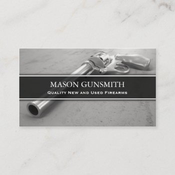 Photo Of Pistol - Gunsmith - Business Card by ImageAustralia at Zazzle