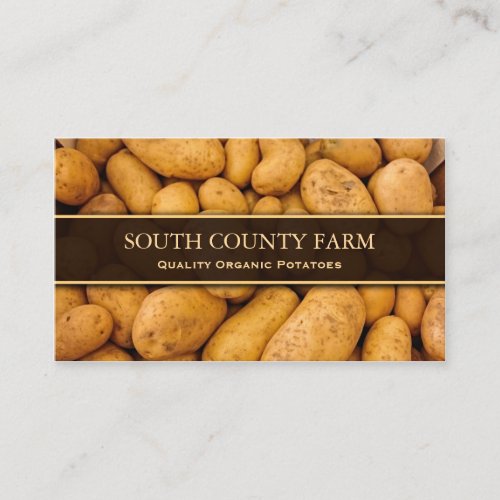 Photo of Potatoes _ Potato Farm _ Business Card