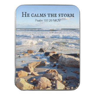 Photo of Stormy Sea He Calms the Storm Bible Verse Jigsaw Puzzle
