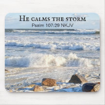 Photo of Stormy Sea He Calms the Storm Bible Verse