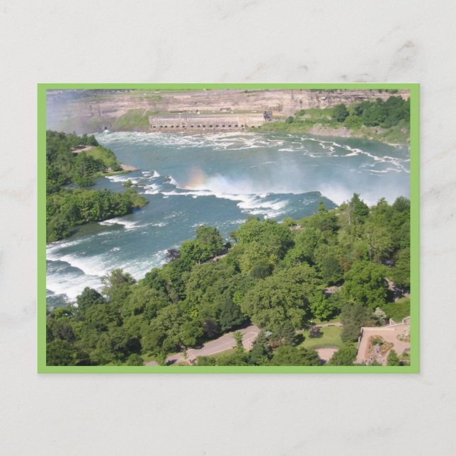 Photo Of The American Side Of Niagra Falls From A Postcard (Front)