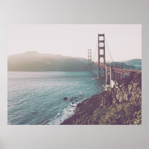 Photo of the Golden Gate Bridge in San Francisco Poster