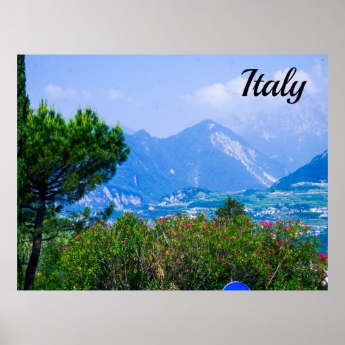 Photo of the gorgeous scenery in Italy Europe Poster