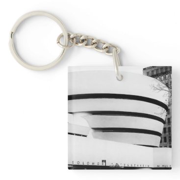 Photo of the Guggenheim Museum in New York City Keychain